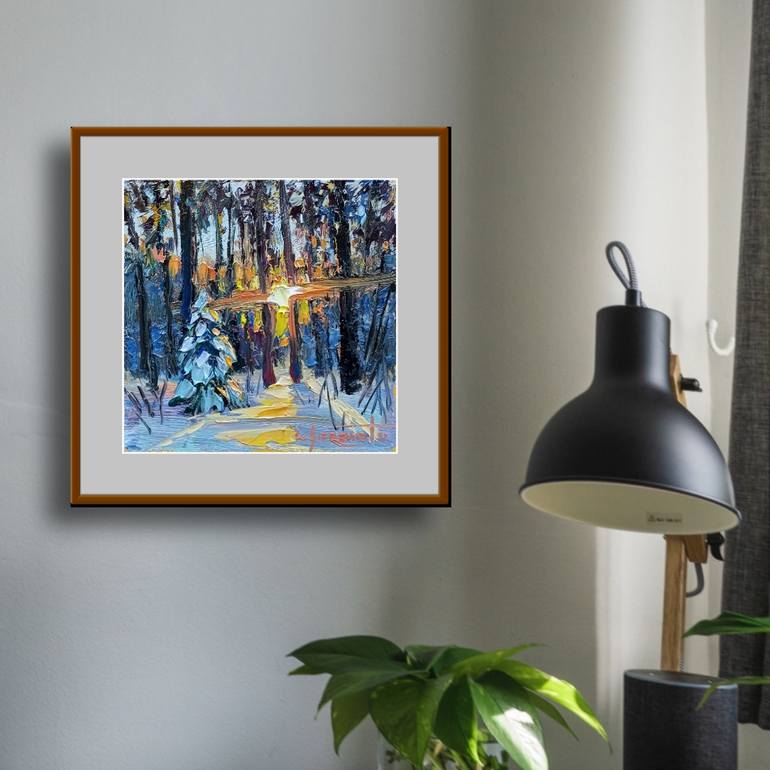 Original Impressionism Landscape Painting by Ion Sheremet