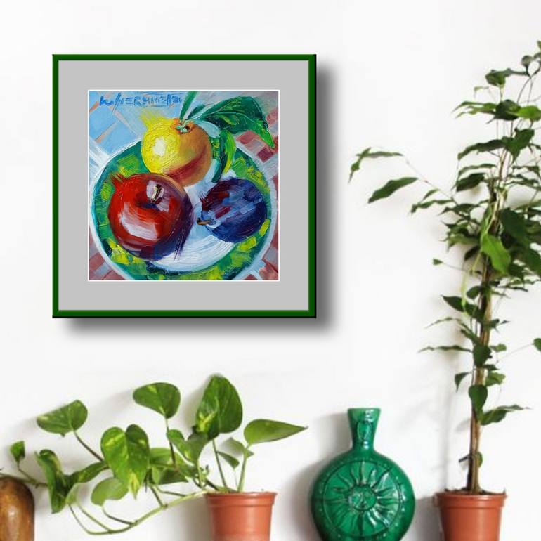 Original Impressionism Still Life Painting by Ion Sheremet