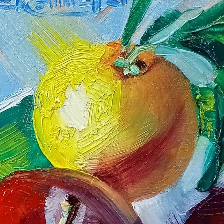 Original Impressionism Still Life Painting by Ion Sheremet