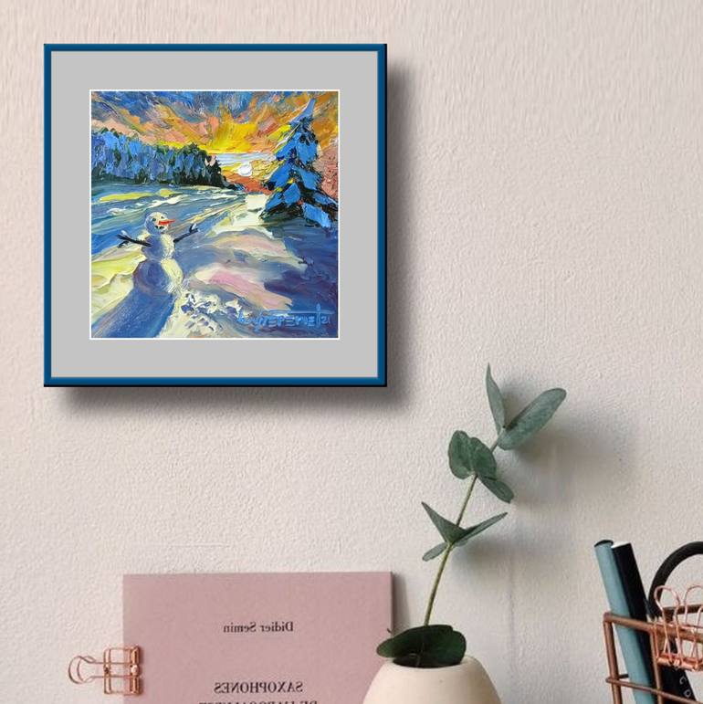 Original Impressionism Landscape Painting by Ion Sheremet