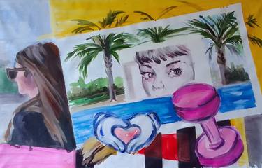 Original Contemporary Pop Culture/Celebrity Painting by christina michou