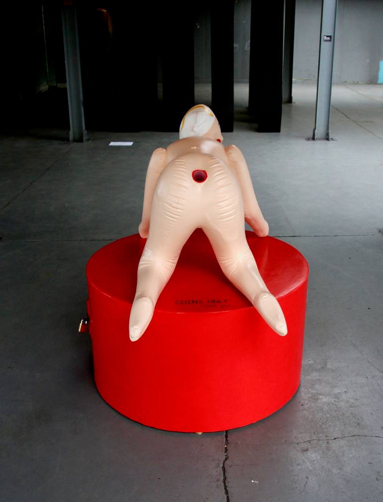 Original Expressionism Erotic Sculpture by Kerry Samantha Boyes