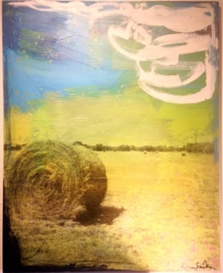 Hay Bales No 1 Painting By Karen Salem Saatchi Art