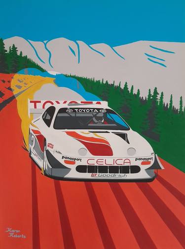 Original Contemporary Automobile Paintings by Kieran Roberts