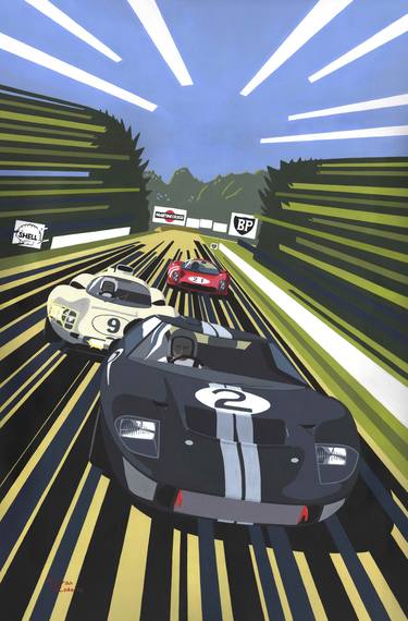 Print of Pop Art Automobile Paintings by Kieran Roberts