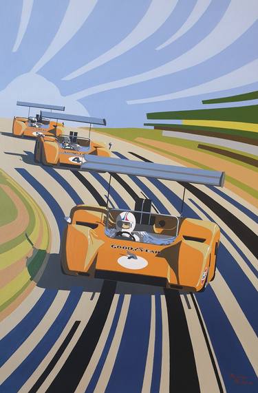 Print of Pop Art Automobile Paintings by Kieran Roberts