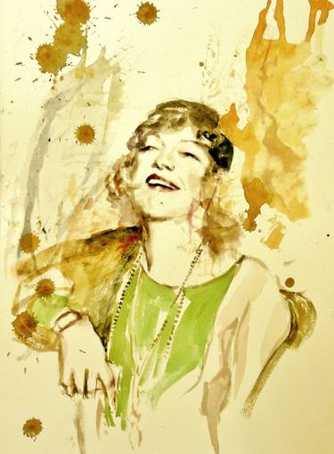 Print of Art Deco Fashion Paintings by Ian McGowan