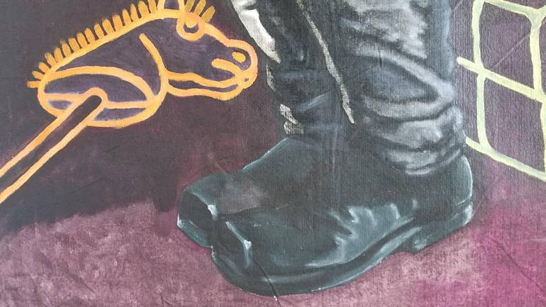 Original Figurative Pop Culture/Celebrity Painting by Fabian Alberto Guerrero