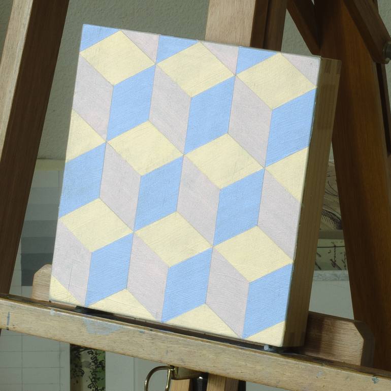 Original Geometric Painting by BISSIG BC