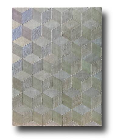 Original Conceptual Geometric Paintings by BISSIG BC