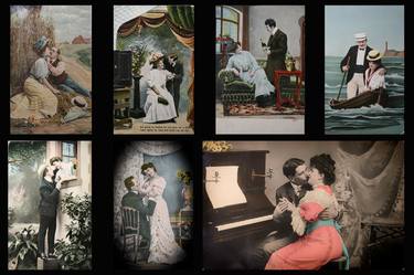Original Love Collage by Patricia Hofmeester