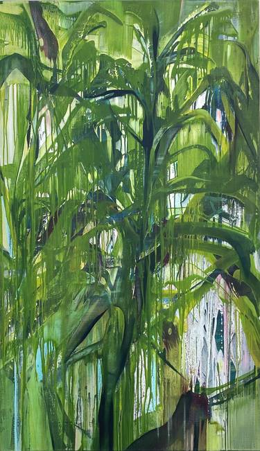 Original Abstract Botanic Paintings by Danielle van Broekhoven
