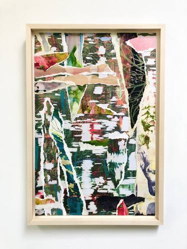 Original Abstract Collage by Danielle van Broekhoven