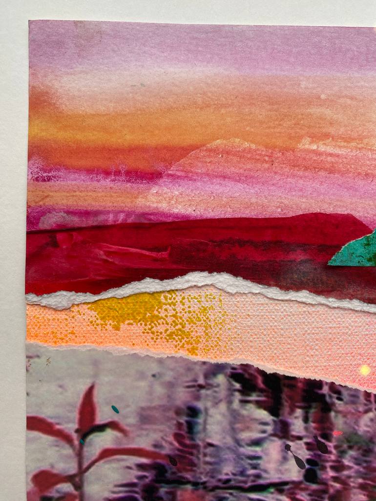 Original Abstract Collage by Danielle Van Broekhoven