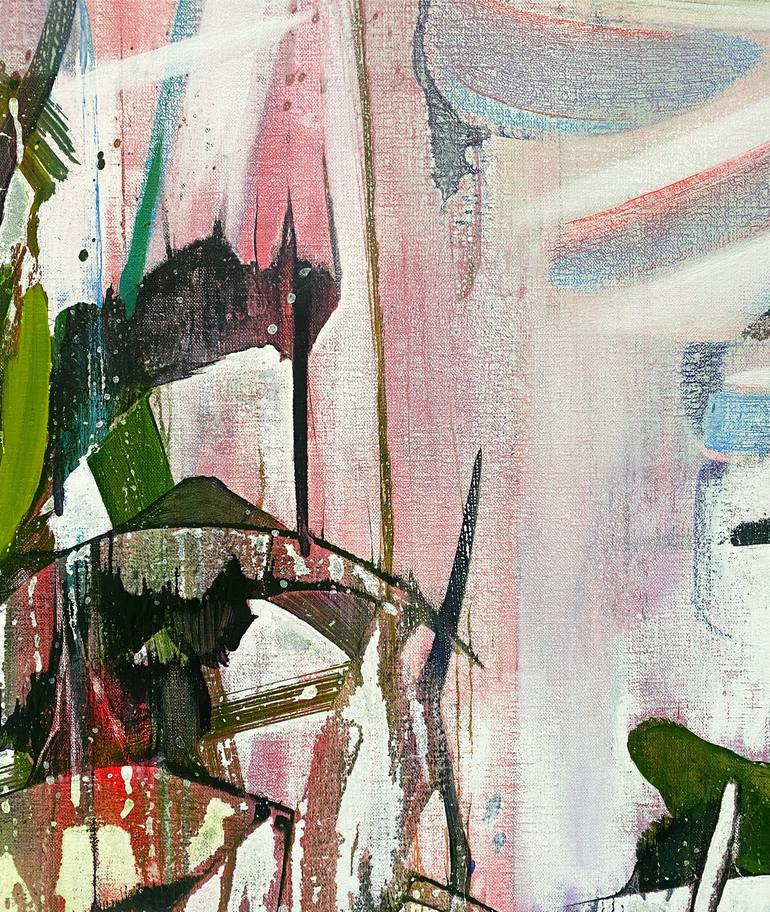 Original Abstract Expressionism Botanic Painting by Danielle van Broekhoven