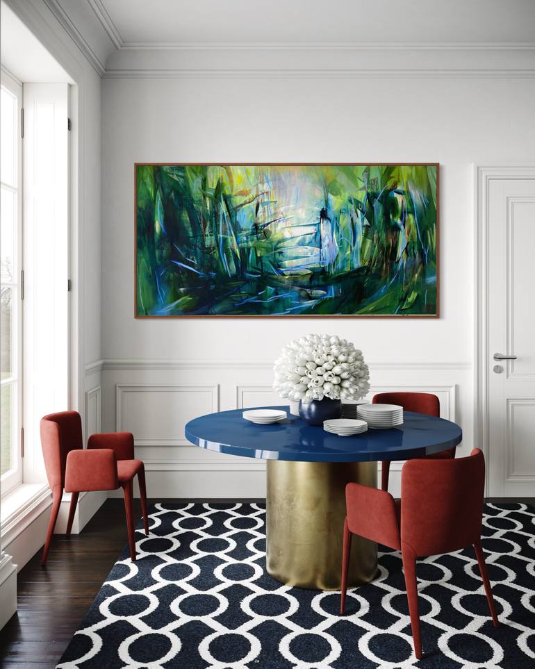 Original Abstract Expressionism Abstract Painting by Danielle Van Broekhoven