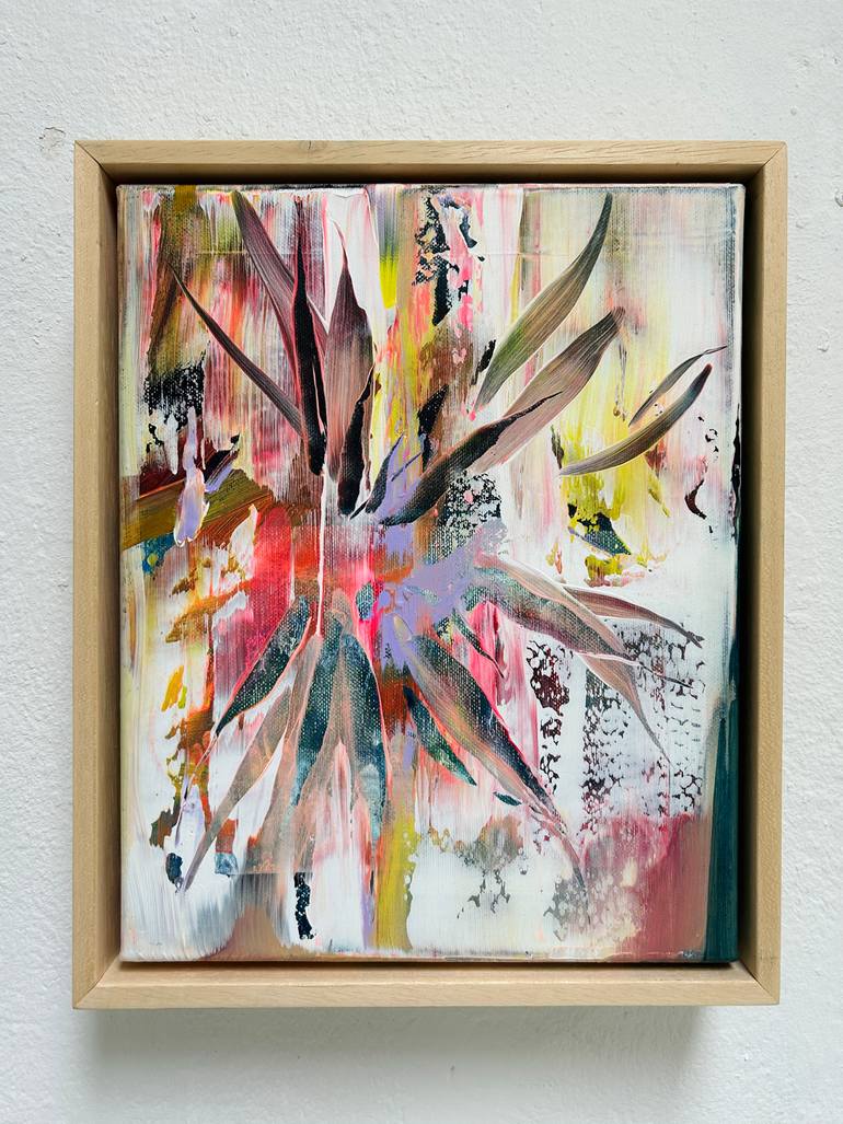 Original Abstract Expressionism Botanic Painting by Danielle Van Broekhoven
