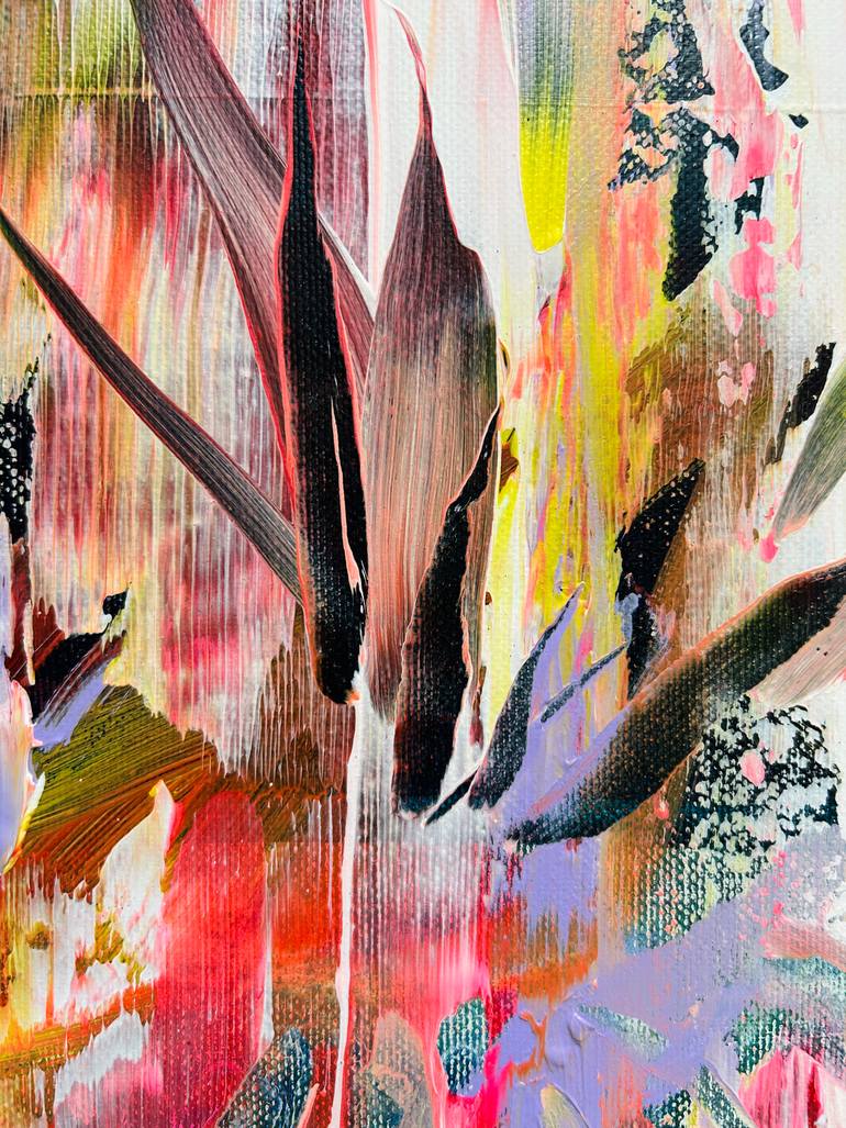 Original Abstract Expressionism Botanic Painting by Danielle Van Broekhoven