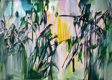 Original Abstract Botanic Paintings by Danielle van Broekhoven