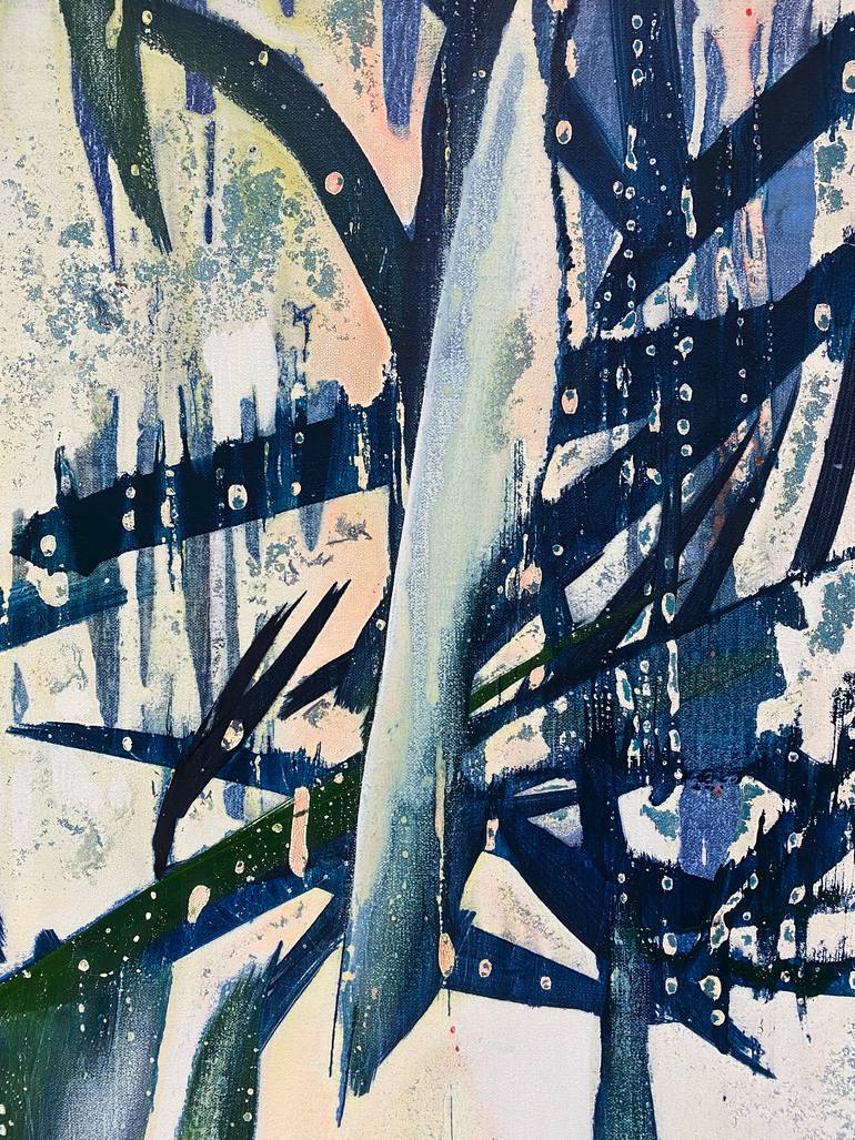 Original Abstract Expressionism Abstract Painting by Danielle Van Broekhoven