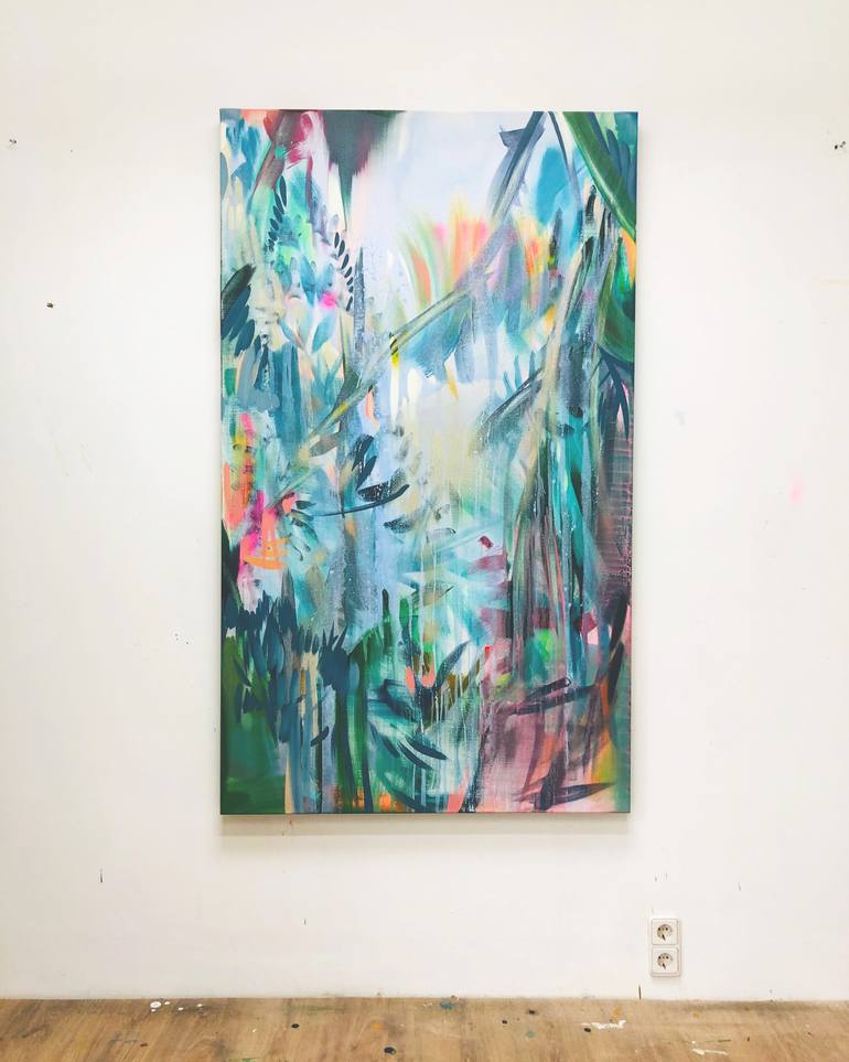 Original Abstract Expressionism Abstract Painting by Danielle Van Broekhoven