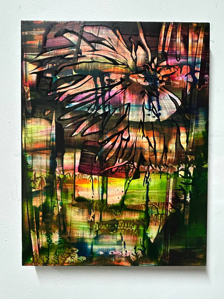 Original Abstract Expressionism Abstract Painting by Danielle Van Broekhoven