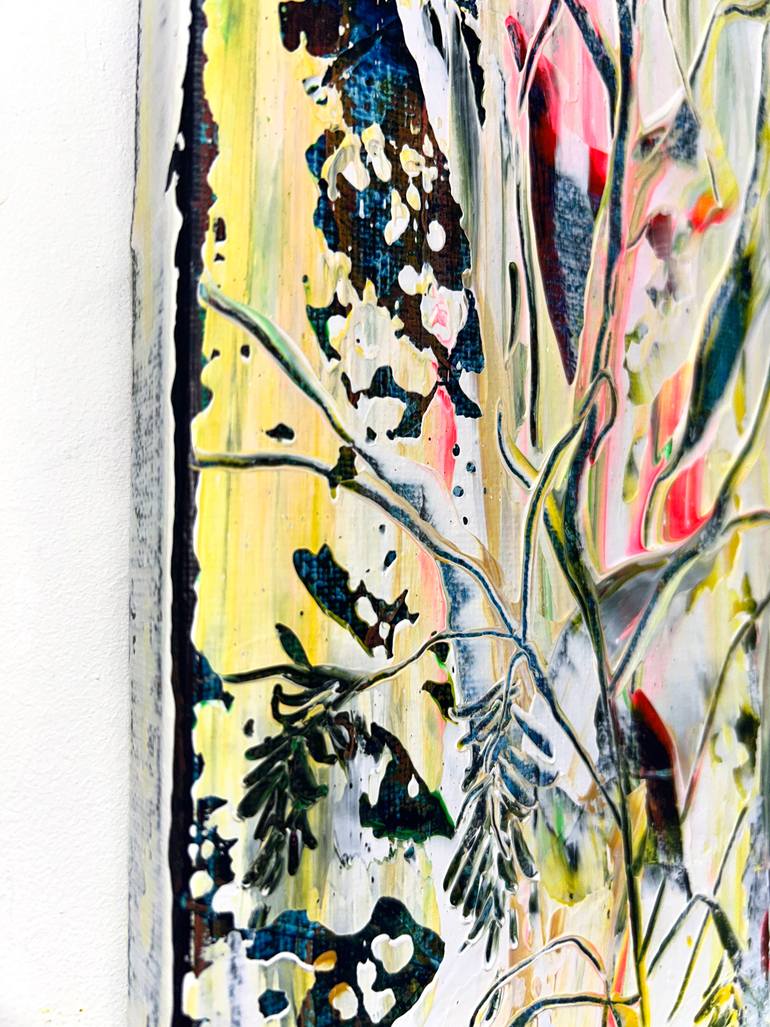 Original Abstract Botanic Painting by Danielle Van Broekhoven