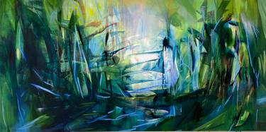 Original Abstract Expressionism Abstract Paintings by Danielle Van Broekhoven