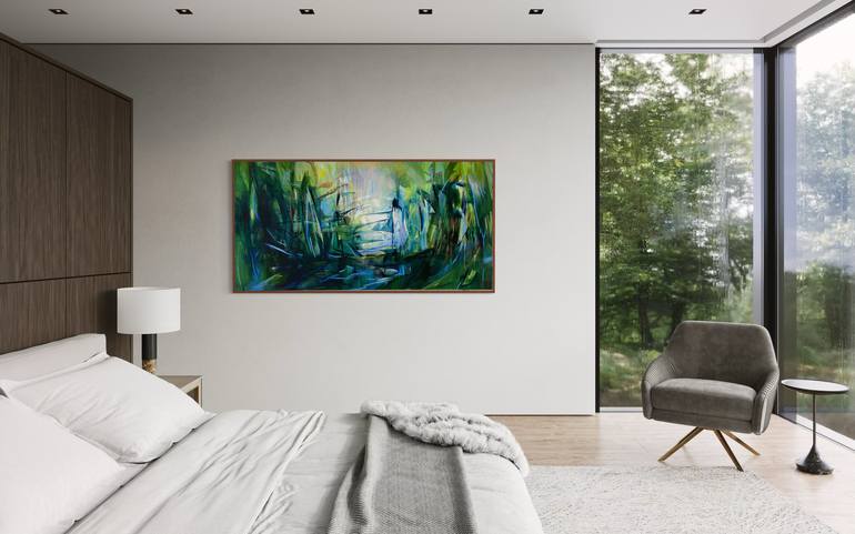 Original Abstract Expressionism Abstract Painting by Danielle Van Broekhoven