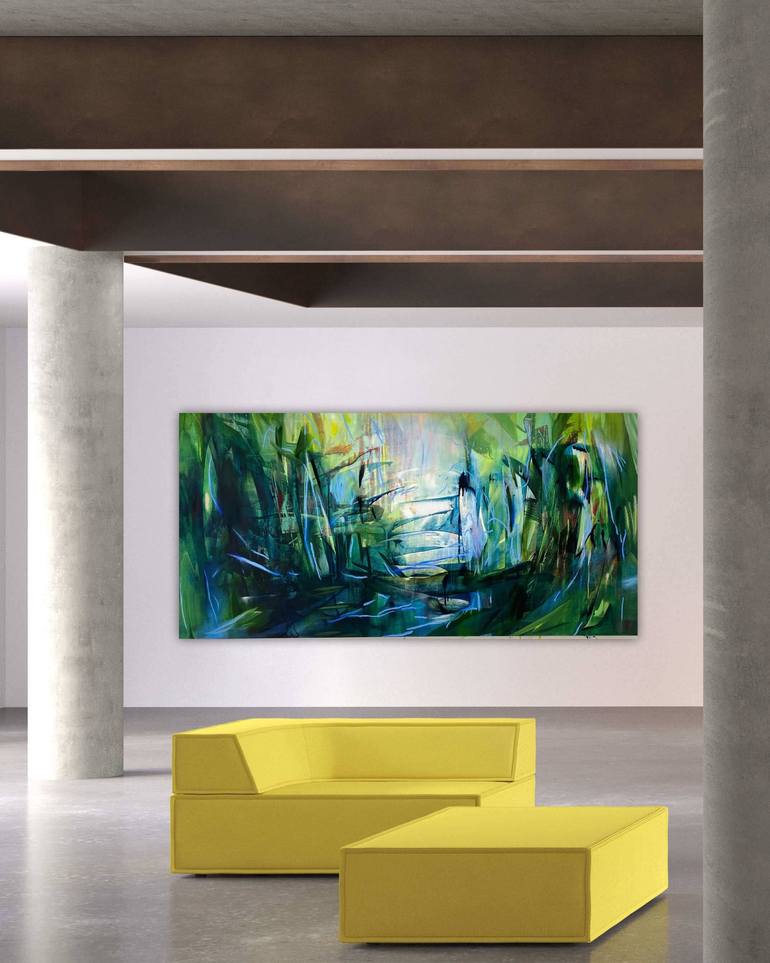 Original Abstract Expressionism Abstract Painting by Danielle Van Broekhoven
