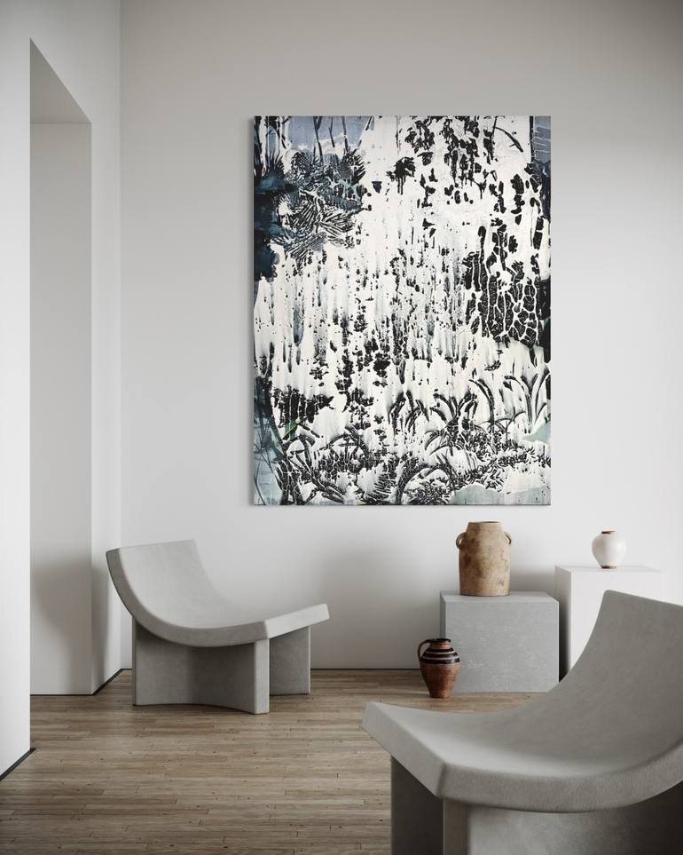 Original Abstract Expressionism Landscape Painting by Danielle Van Broekhoven