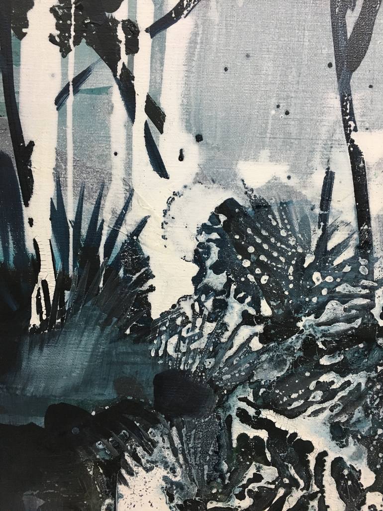 Original Abstract Expressionism Landscape Painting by Danielle Van Broekhoven