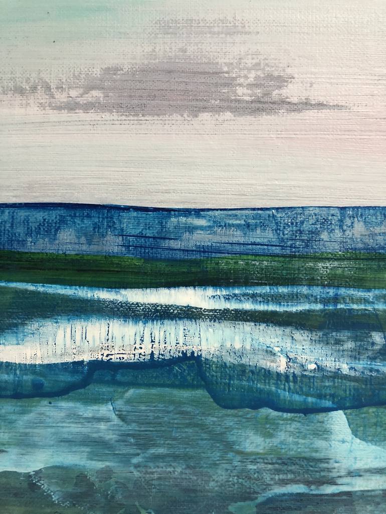 Original Abstract Seascape Painting by Danielle van Broekhoven