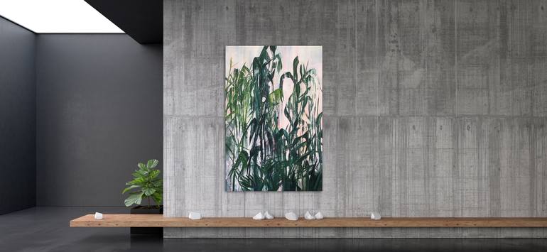 Original Abstract Expressionism Botanic Painting by Danielle van Broekhoven