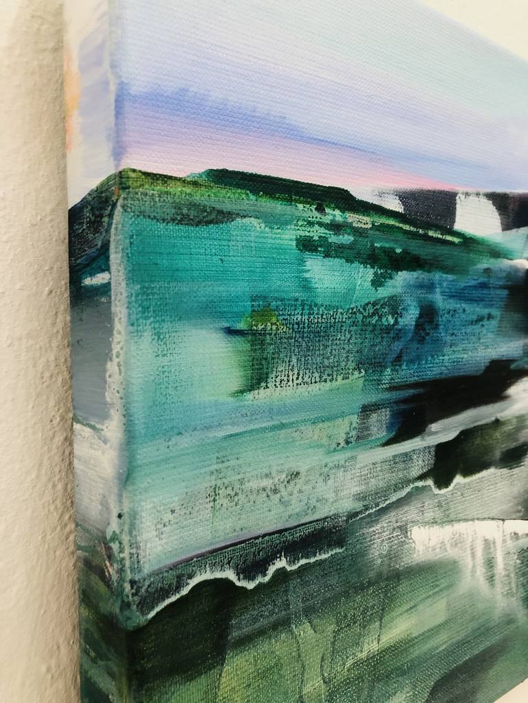 Original Abstract Landscape Painting by Danielle Van Broekhoven