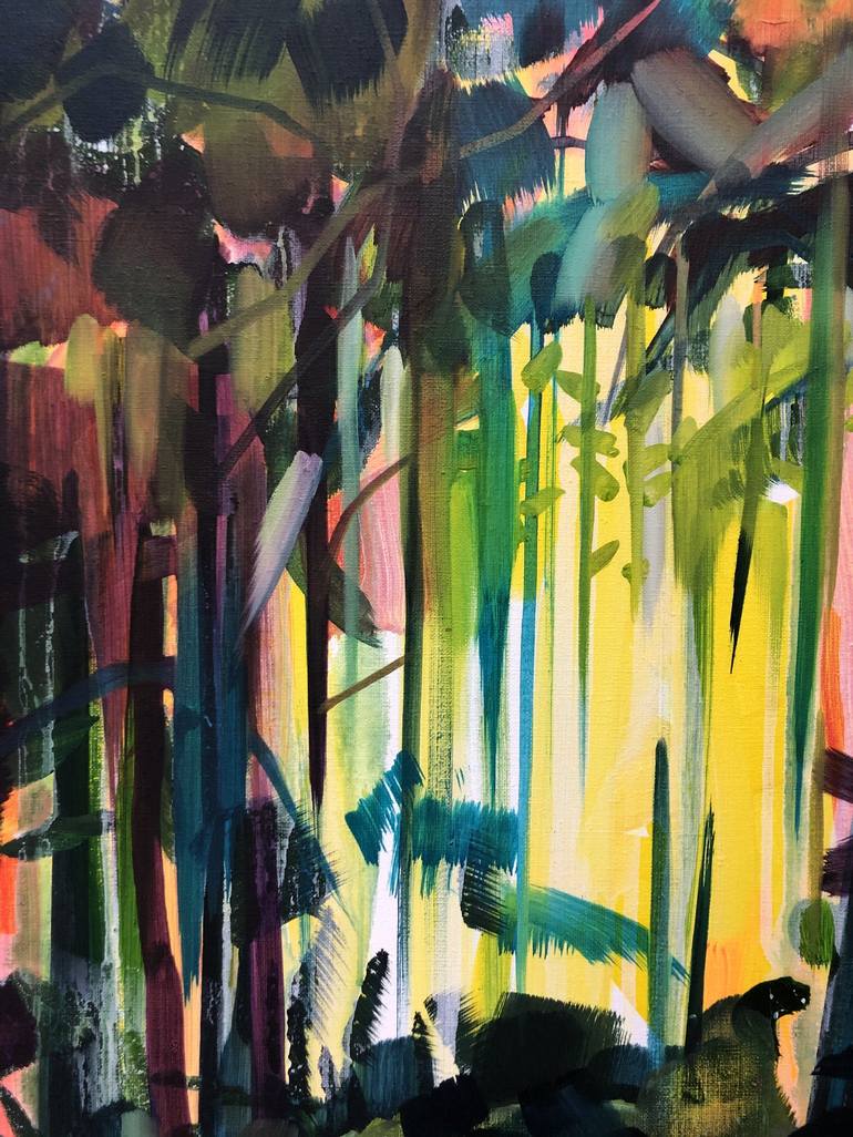 Original Abstract Expressionism Nature Painting by Danielle van Broekhoven