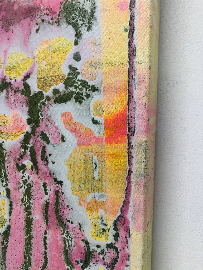 Original Abstract Botanic Painting by Danielle Van Broekhoven