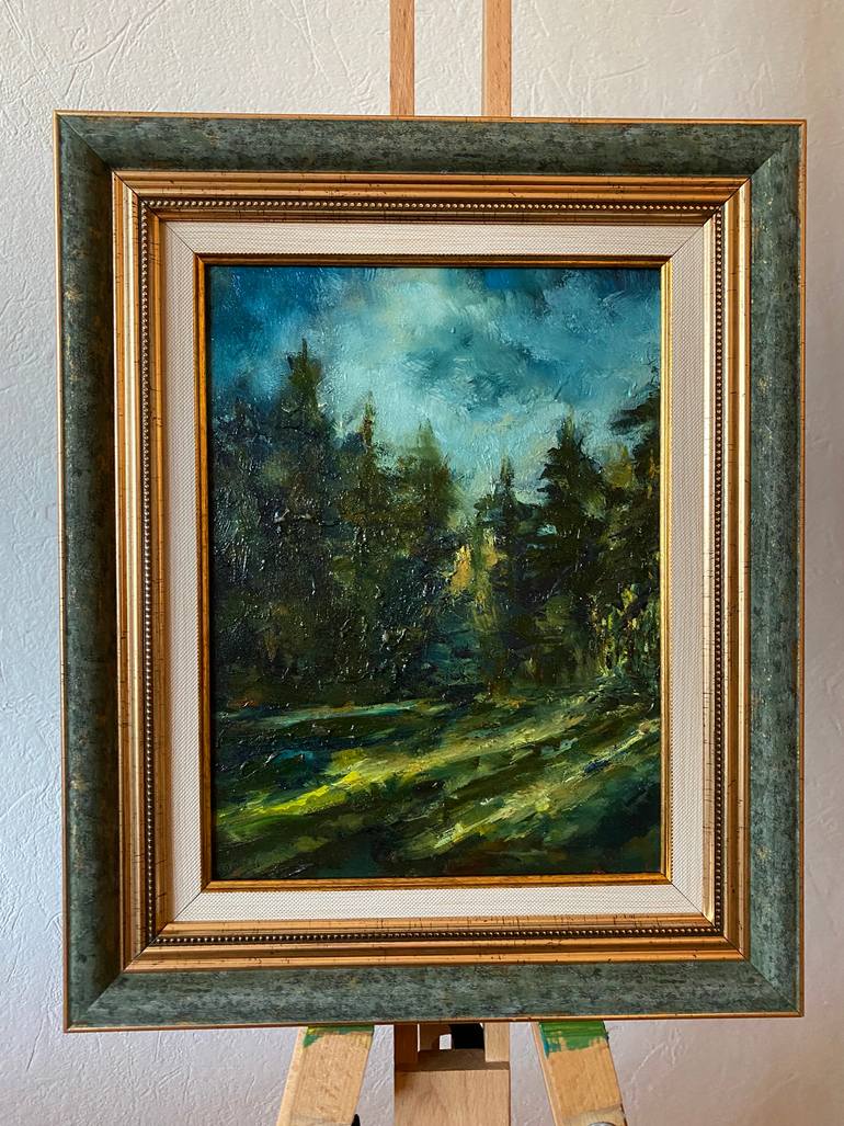 Original Classicism Nature Painting by Olena Shnit