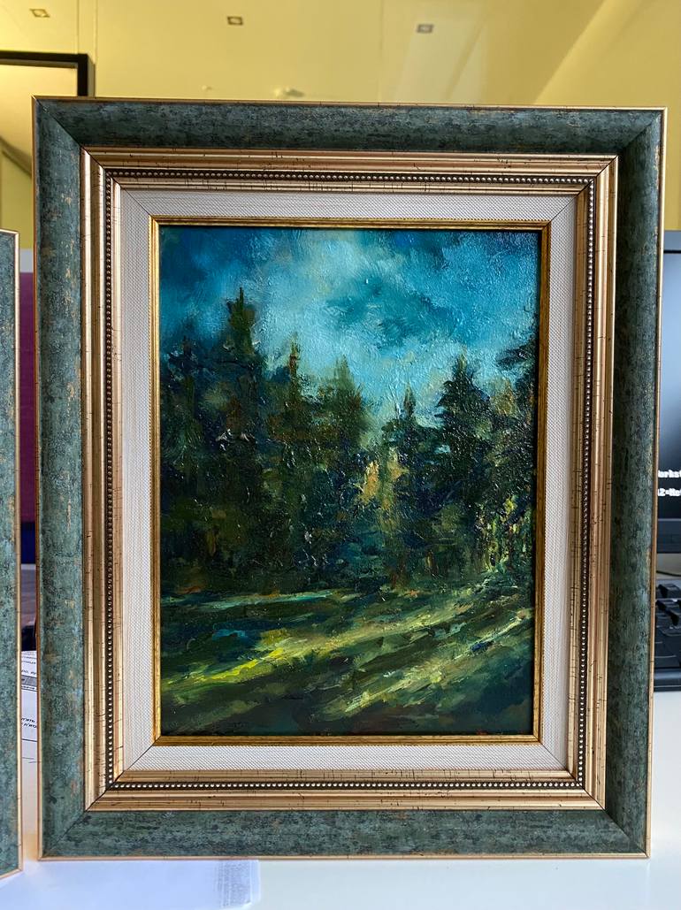 Original Classicism Nature Painting by Olena Shnit