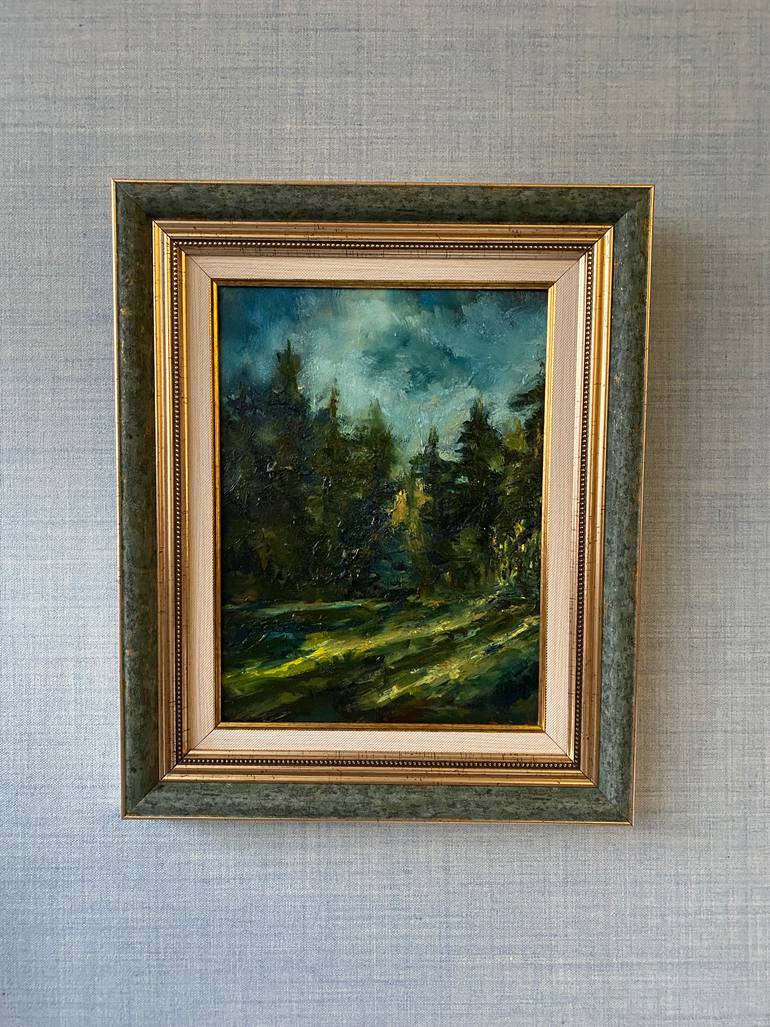 Original Classicism Nature Painting by Olena Shnit