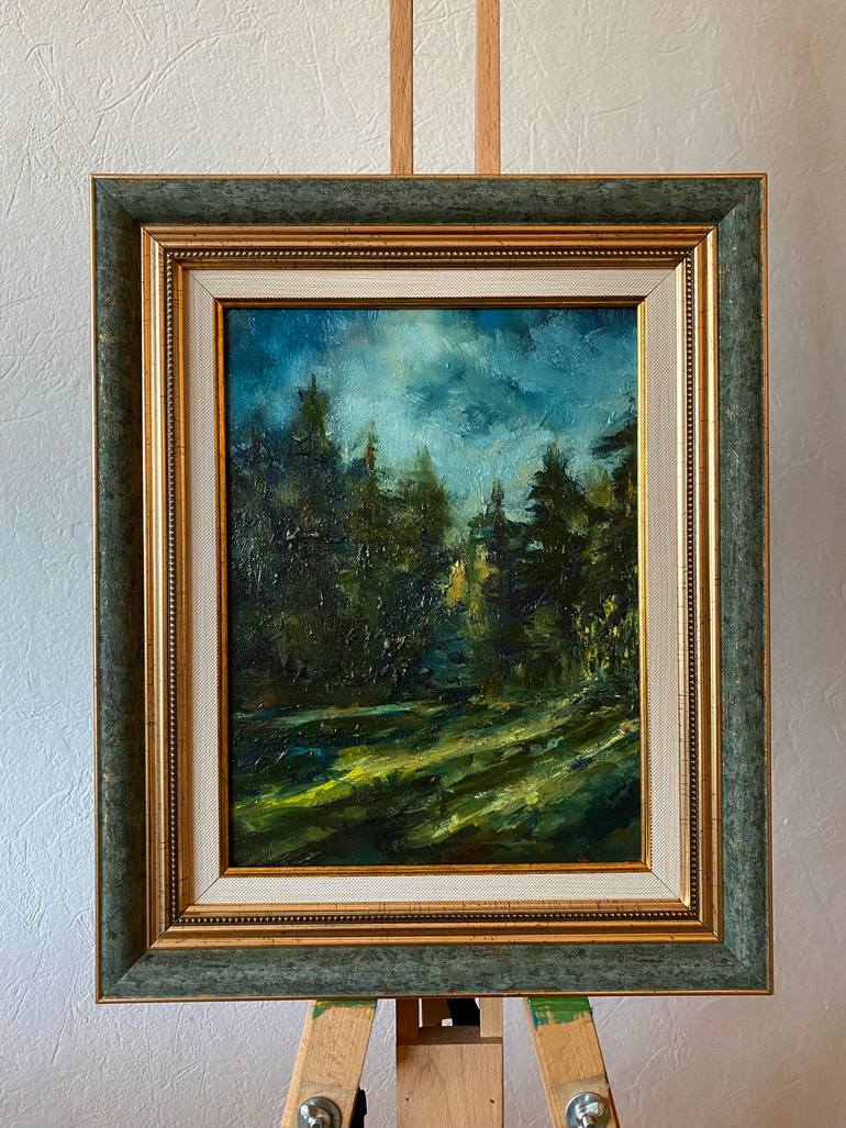 Original Classicism Nature Painting by Olena Shnit