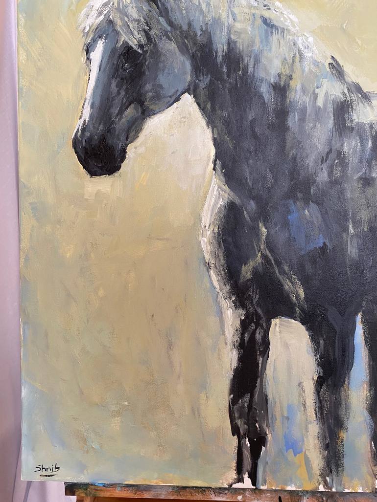 Original Contemporary Animal Painting by Olena Shnit