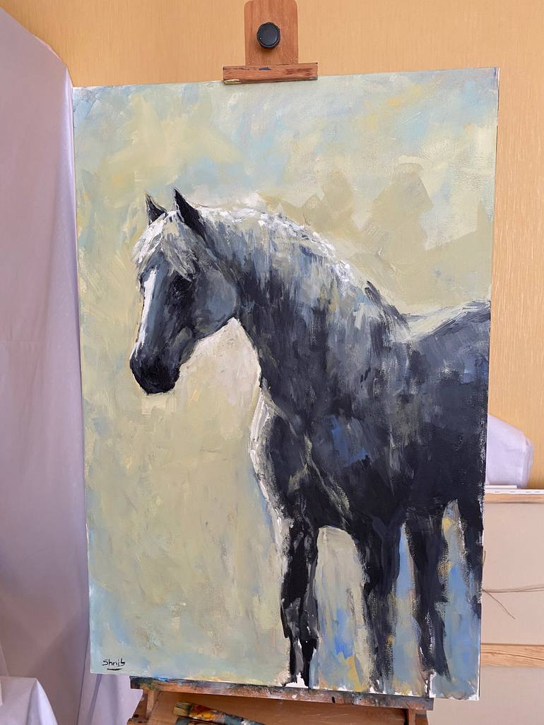 Original Contemporary Animal Painting by Olena Shnit