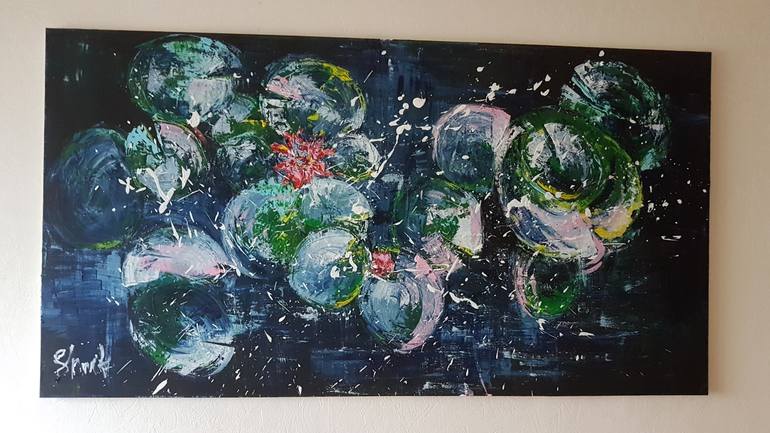 Original Abstract Interiors Painting by Elena Shnit