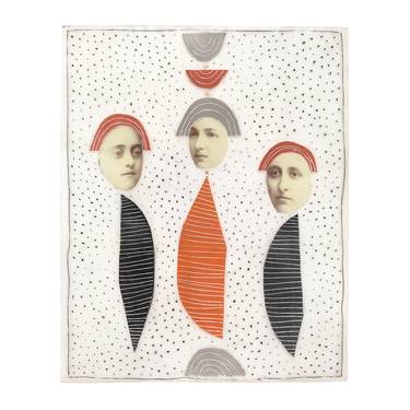 Original Conceptual People Collage by Athena Petra Tasiopoulos