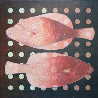 Original Figurative Fish Paintings by Gert Strengholt