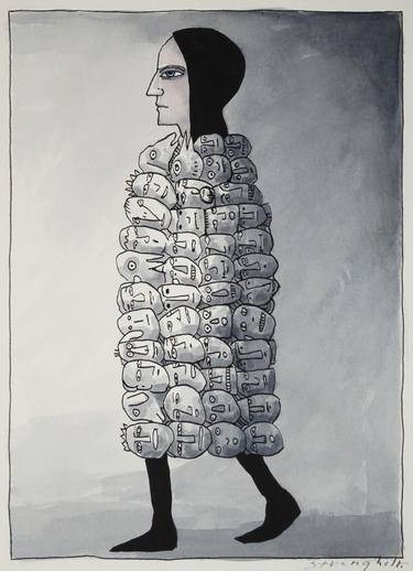 Print of Figurative People Drawings by Gert Strengholt