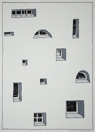 Print of Figurative Architecture Drawings by Gert Strengholt