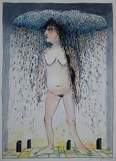 Print of Figurative People Drawings by Gert Strengholt