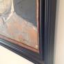 Modern Portrait of the great and iconic Nelson Mandela. The President of South Africa from 1994-1999. Framed in a Black with a Gold edged trim which compliments the picture perfectly. Ready to hang.